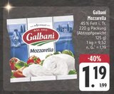 Mozzarella im Angebot bei E center in Jena Mozzarella Angebote von Galbani bei E center Jena für 1,19 €