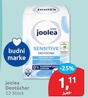 Deotücher von joolea für 1,11 € bei budni im Angebot Deotücher von joolea im aktuellen budni Prospekt
