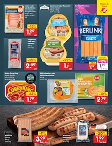 Wurst im aktuellen Netto Marken-Discount Prospekt (Rostock) Wurst im Netto Marken-Discount Prospekt "Aktuelle Angebote" mit 58 Seiten (Rostock)