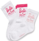 Tchibo im Supermarkt - 3 Paar Barbie loves Helene Fischer Tennissocken Angebot im Prospekt 3 Paar Barbie loves Helene Fischer Tennissocken bei Tchibo im Supermarkt im Prospekt "" für 9,99 €