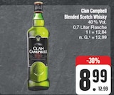 Blended Scotch Whisky im EDEKA Prospekt Blended Scotch Whisky von Clan Campbell im aktuellen EDEKA Prospekt für 8,99 €