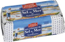 Géant Casino Saint-Michel-sur-Orge - Beurre salé aux cristaux de Sel de Mer de Noirmoutier Promo Beurre salé aux cristaux de Sel de Mer de Noirmoutier dans le catalogue Géant Casino Un trésor d'anniv' à Saint-Michel-sur-Orge