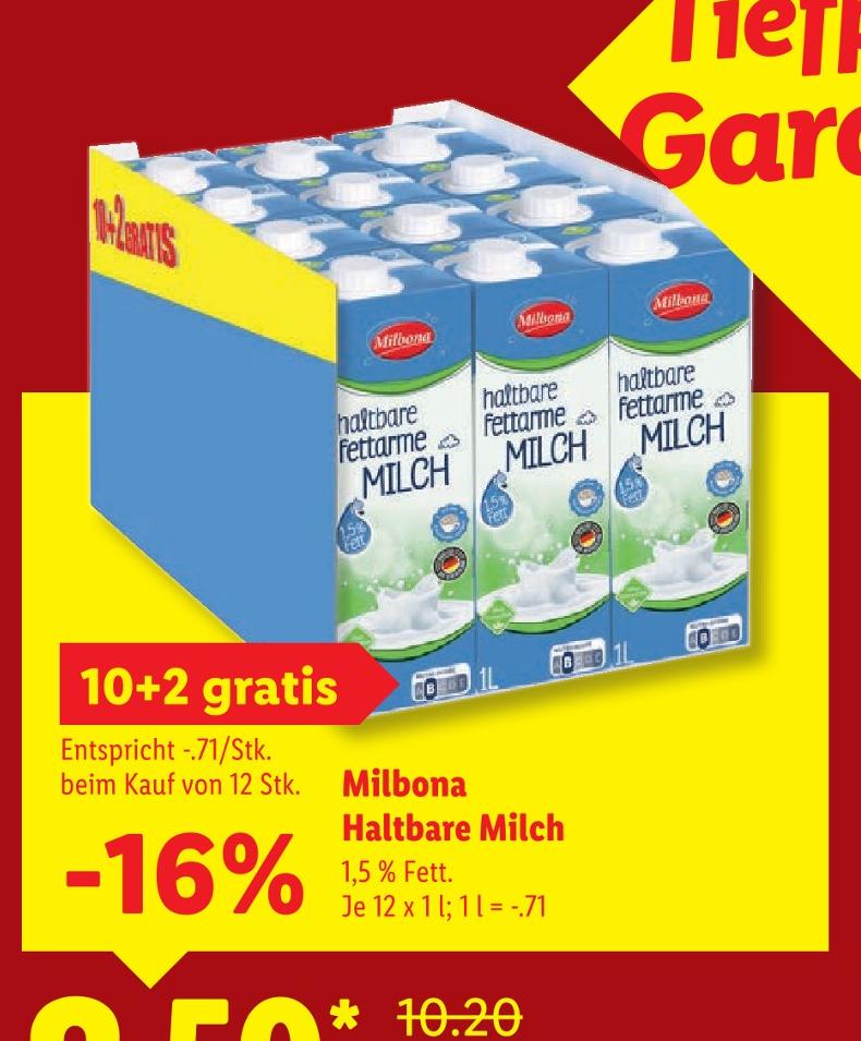 Haltbare Milch