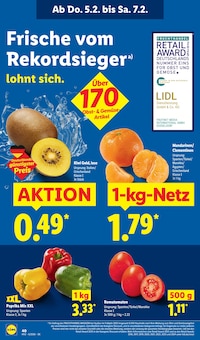 Paprika im Lidl Prospekt "LIDL LOHNT SICH" mit 68 Seiten (Krefeld)