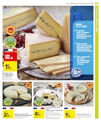 Prix et réduction Reblochon dans le prospectus Carrefour en cours Offre Reblochon dans le catalogue Carrefour du moment à la page 35