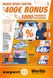 expert Prospekt "Top Angebote", 22 Seiten, 27.06.2025 - 27.06.2025 Aktueller expert Prospekt, "Top Angebote", mit Angeboten der Woche, gültig von 27.06.2025 bis 27.06.2025
