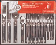 Carrefour Ronquerolles - Ménagère 24 pièces Promo Ménagère 24 pièces dans le catalogue Carrefour "Le mois juste pour moi" à Ronquerolles