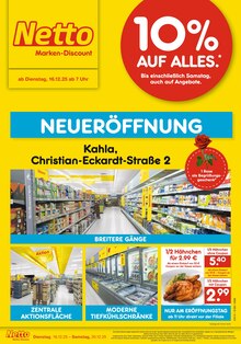 Aktueller Netto Marken-Discount Prospekt (Lindig, 6 Seiten zum blättern Netto Marken-Discount Prospekt Neueröffnung - 10% auf ALLES mit 6 Seiten