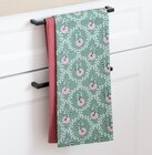 Lot de 3 torchons rayés floral dans le catalogue B&M