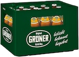 Vollbier Hell im Angebot bei REWE in Oberasbach Vollbier Hell Angebote von Grüner bei REWE Oberasbach für 13,49 €