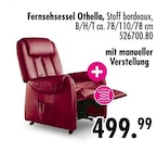 Fernsehsessel Othello für 499,99 € bei SB Möbel Boss im Angebot Fernsehsessel Othello im aktuellen SB Möbel Boss Prospekt