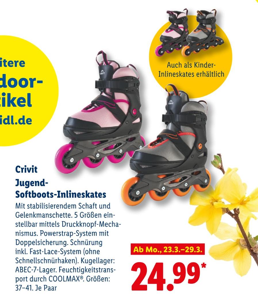 Jugend-Softboots-Inlineskates