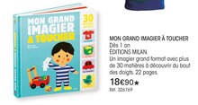 Oxybul Vandœuvre-lès-Nancy - Livre Mon grand imagier à toucher Promo Livre Mon grand imagier à toucher dans le catalogue Oxybul "Noël de tous les talents" à Vandœuvre-lès-Nancy