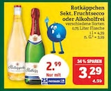 Sekt, Fruchtsecco oder Alkoholfrei im Angebot bei Marktkauf in Plauen Sekt, Fruchtsecco oder Alkoholfrei Angebote von Rotkäppchen bei Marktkauf Plauen für 2,99 €