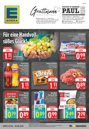 EDEKA Discounter Prospekt der aktuellen Woche mit 24 Seiten, gültig von 25.08.2025 bis 30.08.2025, in Kaarst und Umgebung Aktueller EDEKA Discounter Prospekt in Kaarst und Umgebung, "Aktuelle Angebote" mit 24 Seiten, 25.08.2025 - 30.08.2025