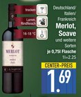 Merlot, Soave und weitere Sorten von Merlot im aktuellen EDEKA Prospekt für 1,69 €