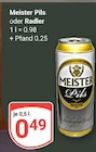Meister Pils Angebote bei GLOBUS Rostock für 0,49 €