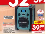 Akku Baustellenradio BSR20 Angebote von Blaupunkt bei Netto Marken-Discount Hanau für 39,99 €