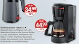 Kaffeemaschine TKA2M113 im V-Markt Prospekt Kaffeemaschine TKA2M113 von im aktuellen V-Markt Prospekt für 34,99 €