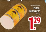Puten-Gelbwurst Angebote von Höhenrainer bei EDEKA Ravensburg für 1,29 €
