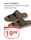 Herren-Pantolette im Angebot bei GLOBUS in Trier Herren-Pantolette Angebote bei GLOBUS Trier für 19,99 €