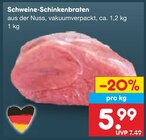 Aktuelles Schweine-Schinkenbraten Angebot bei Netto Marken-Discount in Chemnitz ab 5,99 €