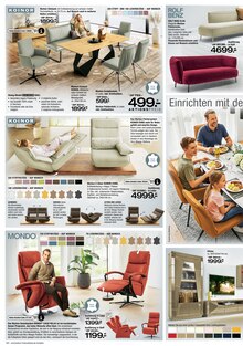 Sitzmöbel im Ostermann Prospekt "Einrichten mit den besten Marken" mit 12 Seiten (Solingen (Klingenstadt))