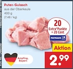 Aktuelle Gulasch Angebote bei Netto Marken-Discount in Fürth Aktuelles Puten-Gulasch Angebot bei Netto Marken-Discount in Fürth ab 2,99 €