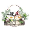 Couronne "welcome"Décoration de Noël ou lutin 22x28cm dans le catalogue Maxi Bazar