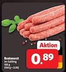 nah&frisch Obernkirchen - Bratwurst Angebot im Prospekt Bratwurst bei nah&frisch im Obernkirchen Prospekt für 0,89 €